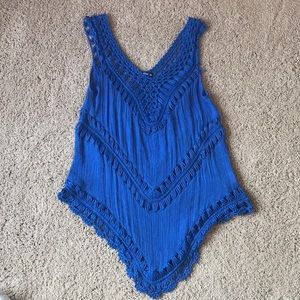Crochet boutique top!!